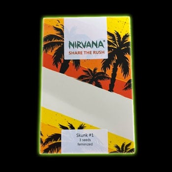 Image of the packaging Nirvana Seeds uses